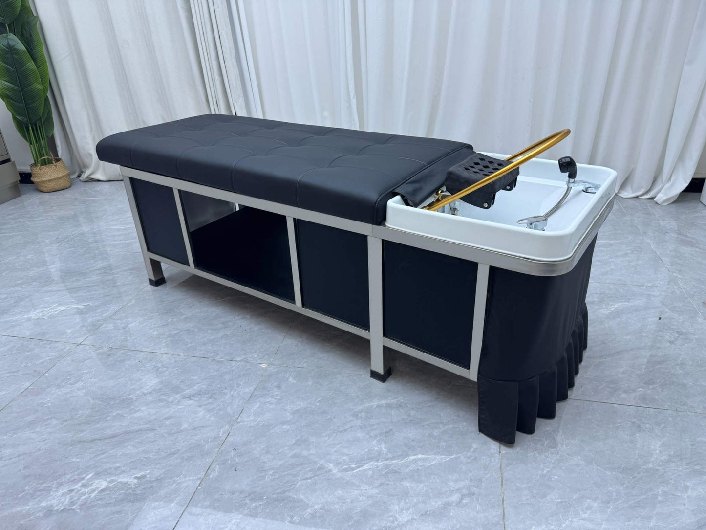 Scalp Massage Bed - Plumbed