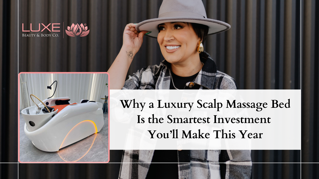 Luxury Scalp Massage Bed for Premium Spa Experience  Boost Client Satisfaction
