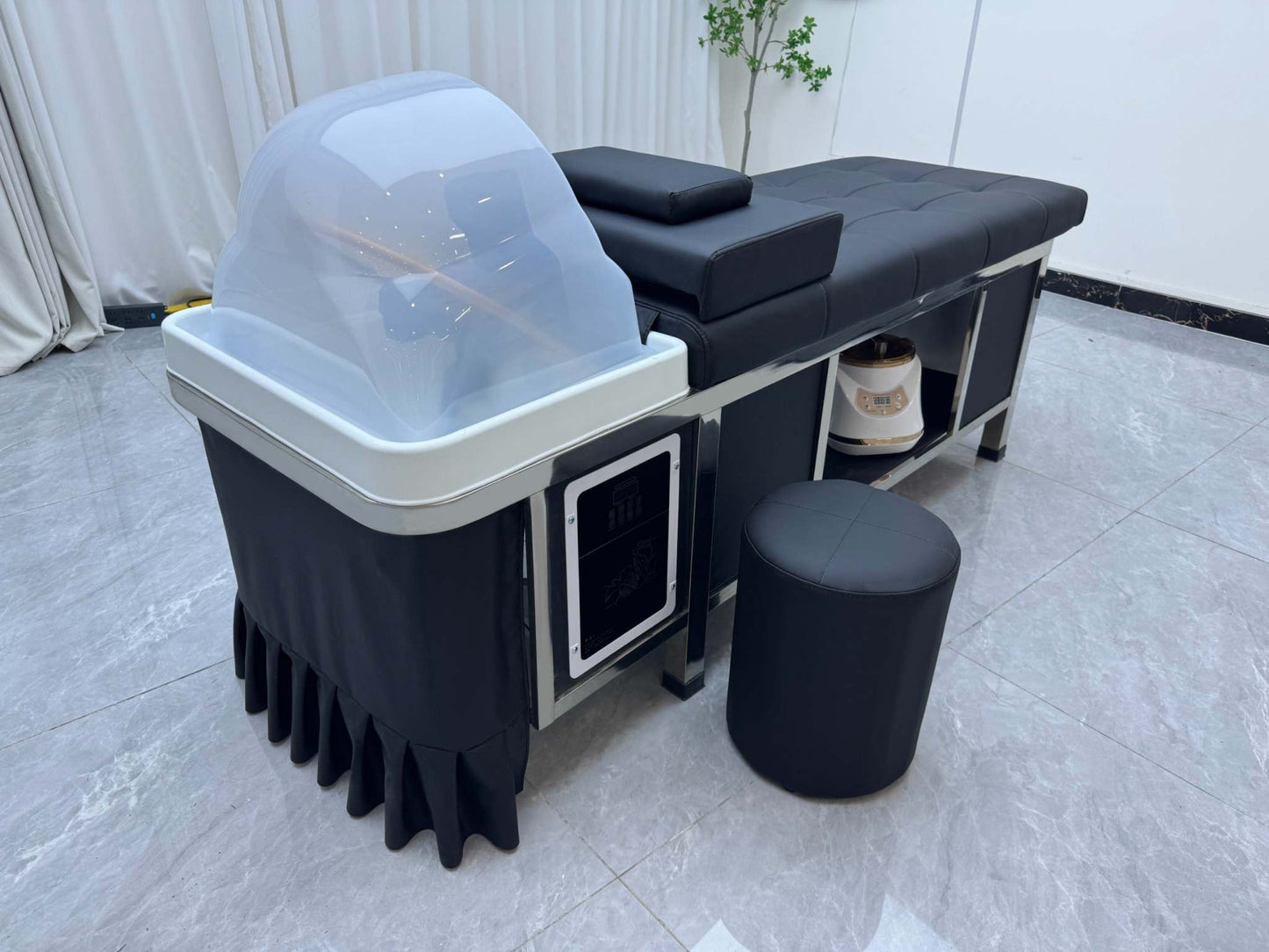 Scalp Massage Bed - Plumbed
