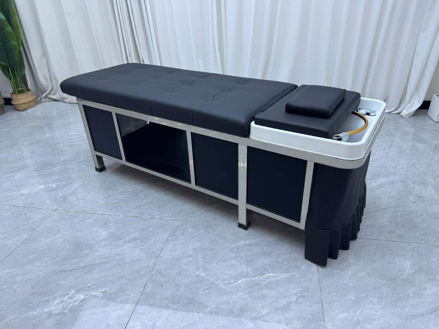 Scalp Massage Bed - Plumbed