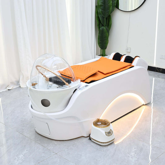 Luxury Scalp Massage Bed - Plumbed