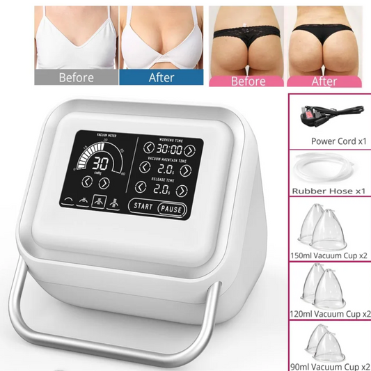 Vacuum Therapy Machine 6 Cups by Luxe Beauty & Body Co.