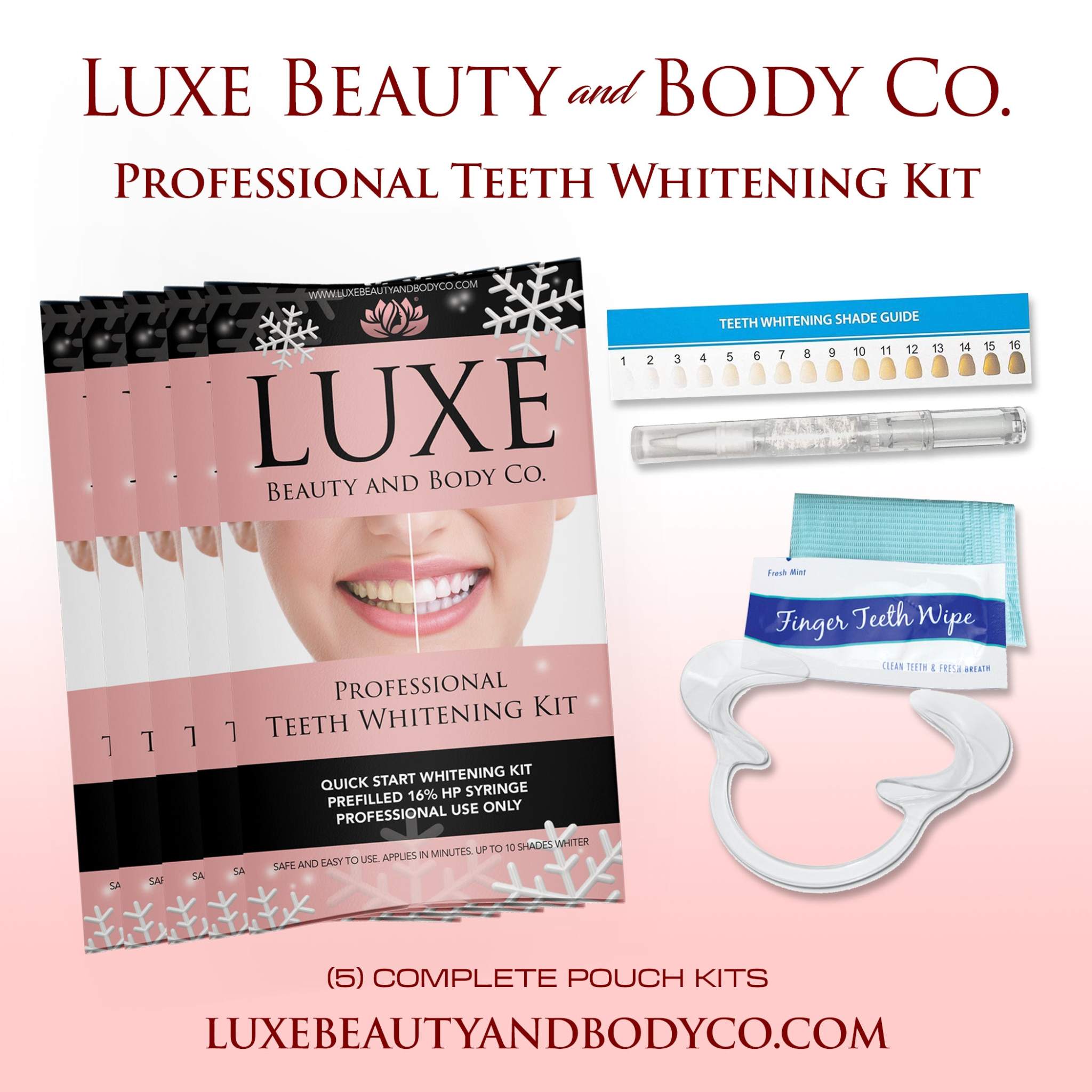 Luxe Whitening Kit Achieve Radiant Smiles with Professional Gel